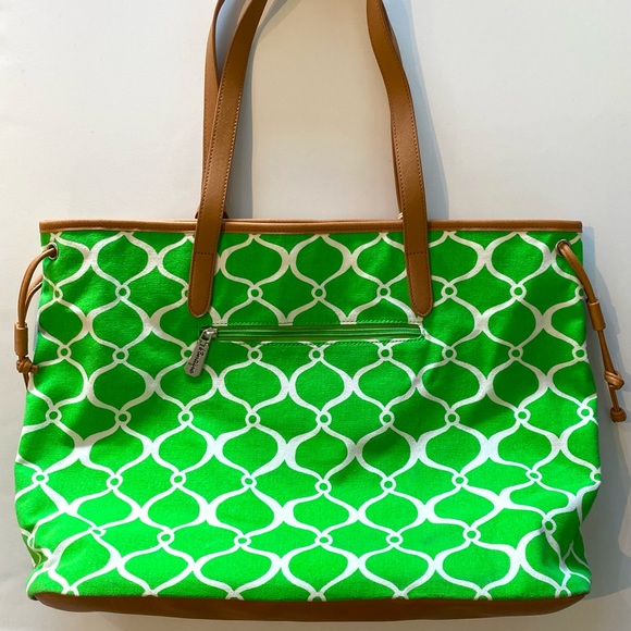 🆕 NWOT Lucy Buffett’s Lulu’s Printed Tote Bag - Picture 2 of 9